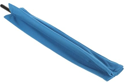 Flötenreinigungstuch Blau aus Faser mit Abs Stab für Flöten | Flötenreiniger, Große Abdeckung für Gründliche Pflege, Sanft zur Oberfläche und Langlebig