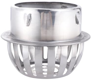 Alipis Desagüe de Suelo Metálico Redondo 110 Mm para Balcón, Acero Inoxidable 304 Antibloqueo, Gran Capacidad de Drenaje, Rejilla Sumidero Resistente para Exteriores y Patios