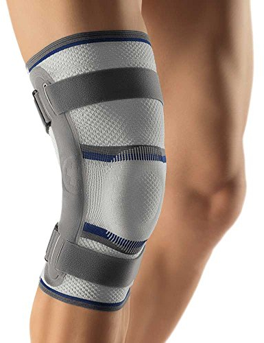 Bort Stabilo® Kniebandage mit Gelenk Knie Gelenk Bandage Schiene Stütze, Links, XXL Plus