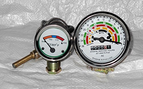 957E17360A, 957E10883 SUPER DEXTA/FORDSON DEXTA traktor temperaturmätare och varvräknare