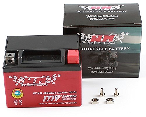 BATTERIE YTX4L-BS GEL MOTORRAD MOTOROLLER QUAD WTX4L-BS