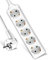 V-TAC Regleta de 6 Enchufes y Cable de 1,5 Metros - Enchufe Múltiple 6 Tomas de Corriente 16A Shuko para el Hogar, Oficina, Tienda, Garaje - 250V Compacta y Práctica