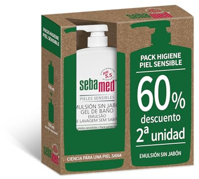 Sebamed Emulsion ohne Seife, 60% – Duschgel für normale Haut ohne Seife, geeignet für die tägliche Hygiene