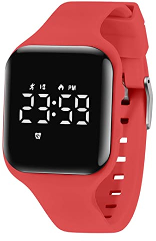 aswan watch Digitaluhr Kinder Mädchen Jungen mit Schrittzähler,Wecker,Stoppuhr, Licht,Datum-Sport Armbanduhr ohne App und Handy mit Silikonarmband