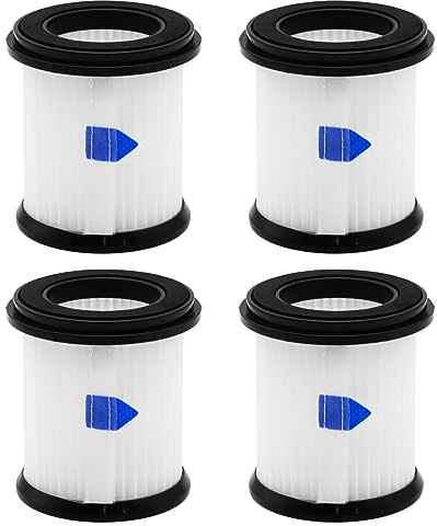 ilovelife 4PCS HEPA Filter with Mesh Filter Replacement for INSE N5S N5T S6T S6P Pro S610/TMA T120 T121 T151 T150 T220 T210 T181 T180 T220 Cordless Vacuum Cleaner, White