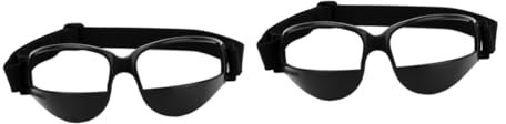 Toddmomy 2st -brille Anti-low-head-brille Trainingshilfe Für Eishockeymannschaften Schwarze Sportbrille Sportschutzbrillen Schnapsgläser Trainingsbrille Basketball Trainingsgeräte