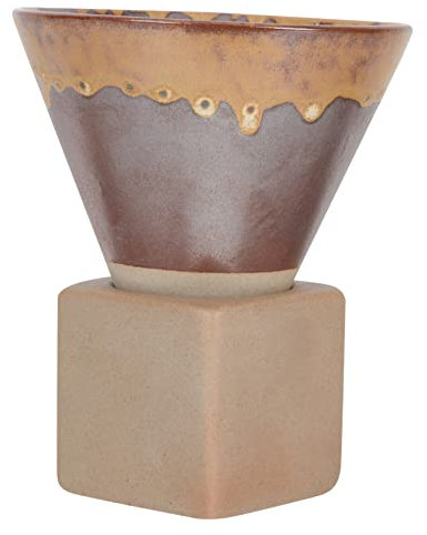 OUNONA 1 Satz Vintage Kaffeetasse Kaffeefiltertasse Kaffee-tropffilter Kaffeesieb Trichter Kaffeetüte Zum Übergießen Über Kaffeetropfer Gießen Espresso Kaffee Porzellan Haushalt