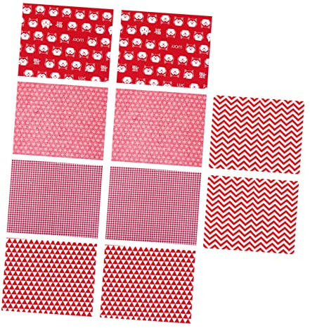 NUOBESTY 30blätter Teiliges Baumwollstoff Für Patchwork Und Quilten Baumwolle Bedruckte Muster Für Taschen Puppenkleidung Und Nähprojekte Langlebig Und Vielseitig
