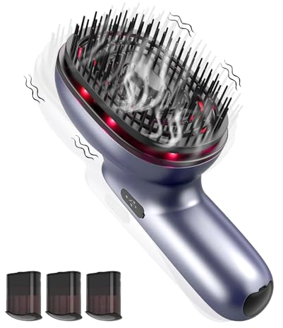 iKeneer Kopfmassagegerät Elektrisch mit Hagelöl Zerstäubungs Funktion, Wiederaufladbar Kopfhaut Massagebürste Elektrisch für Kopfentspannung & Nährendes Haar, Geschenke für Frauen und Männe