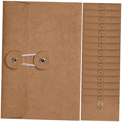 HAPINARY 30stücke Kraftpapier Umschläge Für Dokumente Und Einladungen Einfach Und Tragbar Aus Langlebigem Material Geeignet Für Hochzeit Und Festival