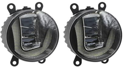 Lámpara Antiniebla para Ford Figo Ka+ Ka 2015 2016 Proyector LED Lámpara Antiniebla + Luz De Circulación Diurna 12 V Función 2 En 1 Coche Delantera Faro Coche