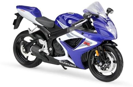 YRXIAO Legierung Sport Modell 1:12 für Suzuki GSX-R750 Diecast Metall Hause Eingerichtet Modell Hobby Motorrad Desktop Display Kunst Modell Spielzeug Motorrad Für Desktop Dekor