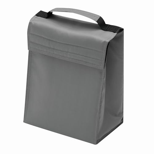 Kleine Kühltasche 20 x 14 x 25 cm 6 Liter für Getränke 500 ml Silber