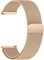 Wepro 18mm Magnet Metall Armband Kompatibel für Garmin Venu 3s 2s, Vivoactive 4s, Vivomove 3s, Forerunner 255s, 255s Music, 265s, Edelstahl Band Mesh Ersatz Uhrenarmband Herren Damen