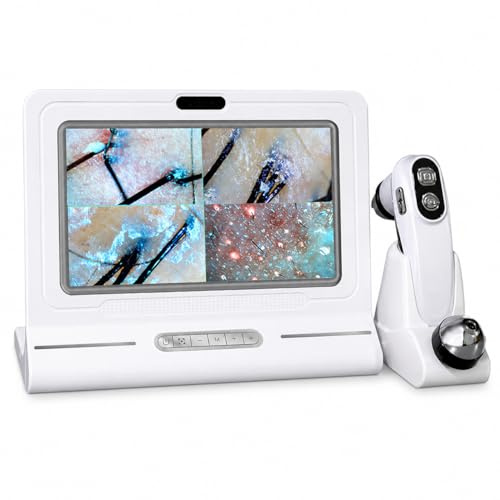 Analizzatore per diagnosi della pelle, 27,9 cm, 50 x 200 x, digitale, tipo di ricarica, microscopio per cuoio capelluto e follicolo pilifero, strumento per casa, salone di bellezza spa