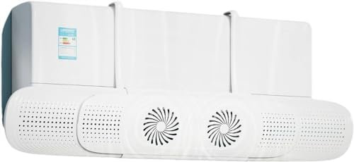 Placa guía de salida de aire para aire acondicionado de pared, placa guía para aire acondicionado split, deflector de aire acondicionado para evitar el soplado directo, parabrisas retráctil multi