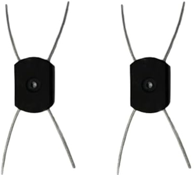 AOIUU Testina di Ricambio for tagliabordi Elettrico a Batteria Fit for Eater(2Pcs)