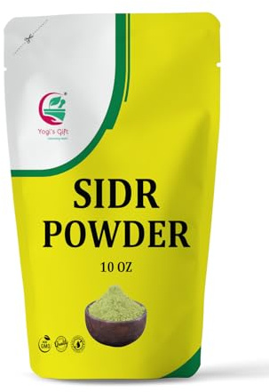 Yogi's Gift Sidr Leaf Powder | Organically Grown Natural Herbal Cleanser & Conditioner | Rejuvenates Hair Follicles (10 Oz)
