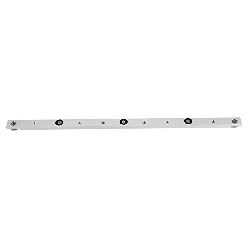 T-Track Miter Track, Aluminium Alloy T Screw Fixture Slot Miter Bar Slider Table Saw Miter Gauge Rod Woodworking Tool for Building Jigs (450 Miter Bar)