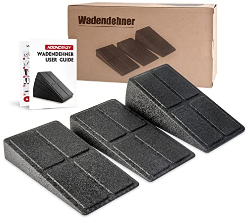 Wadendehner 3er Set, Mobilisationskeil geeignet für Wadenstrecker, Beinstrecker, Plantarstretching, Plantarfasziitis und Achillessehnenentzündung Lösungen