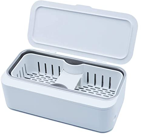 LTLWSH Ultrasonic Cleaner, 500ml 45kHz Sonic Jewellery Cleaner Machine with Cleaning Basket - Stainless Steel Tank -for Jewelry Glasses Watch Metal Coins Dentures