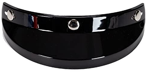 HUIOP Visière à 3 Boutons-Pression,Pare-Vent Universel pour Casque de Moto à 3 Boutons-Pression Rabattable vers Le Haut