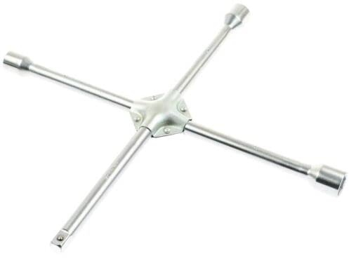Llave en cruz para ruedas de coches 17,19,21 mm y 1/2