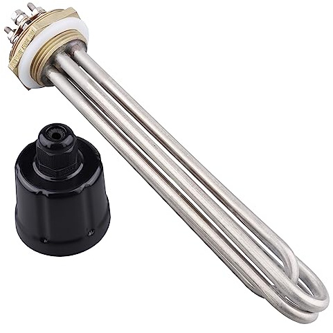 DERNORD 220V 4500W 1-1/4 Inch Heating Element Copper Flange 3U Type