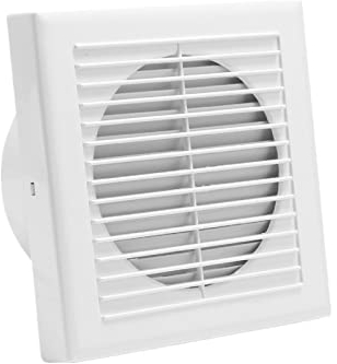 Randaco Badlüfter 150mm｜Bad Lüfter Abluftventilator Decken und Wandmontage｜Leiser Betrieb｜Badezimmerlüfter für Küche, Bad und Keller｜inkl Schrauben und Dübel｜Weiß