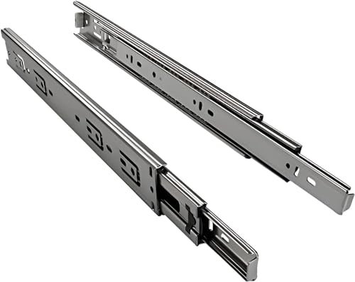 bricoleva.it Set Guide Estrazione Totale per Cassetti e Cassettiere non Ammortizzate - Guide a Sfere per Cassetti Disponibili in più Varianti (Estrazione 40 cm)
