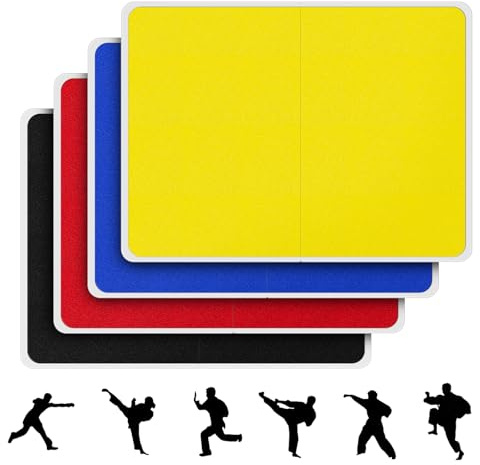 4 Pack Rebreakable Martial Arts Boards - Taekwondo and Karate Breaking Boards for Kids and Adults - Boxing Arts Training Equipment Gifts