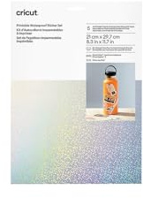 Cricut™ Printable Waterproof Holographic Sticker Set – A4 (5 ct)