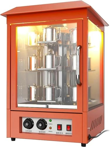 Port De Patate Douce Rotatif À 360 °, Four À Pizza Commercial De 2800 Watts, Four À Patates Douces En Acier Inoxydable, 1 À 60 Minutes De Minuterie, Sélection De Température De 50 À 250 ° C A