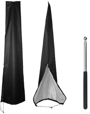 Professional Premium Schutzhülle für Sonnenschirm, Große Sonnenschirm Abdeckung Sonnenschirm Schutzhülle Wasserdicht Sonnenschirm Hülle Schirmhülle,Ampelschirm Abdeckung Gartenschirm(190 * 30 * 50cm)