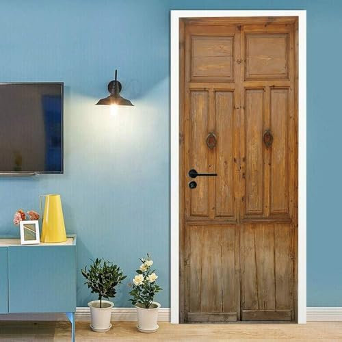 3D Türtapete Selbstklebend 88 X 200 Cm Diy Wandbild Pvc Wasserdicht Pvc Türtattoos Türposter Türaufkleber Fototapete Türfolie Für Tür,Wohnzimmer,Schlafzimmer,Küche Toilette -220111-40365