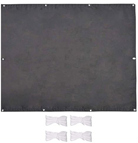 Toldo rectangular impermeable grande de 3,5 x 7 m para jardín, resistente al polvo y al viento, fácil instalación con cuerda, ideal para flores, plantas, patio, césped, sombra al aire libre