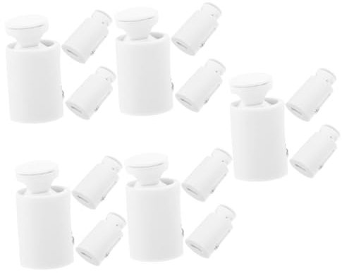 ULTECHNOVO 15pcs Bathroom Hooks Wall Mount Radiator Hooks for Towel Holder Heated Towel Rail
