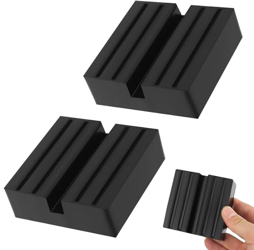2 Stück, 75 mm,Gummiauflage Wagenheber, für Hebebühne | Robuster Gummipuffer, Gummiklötze, Autoteile Dämpfung, Gummiblock
