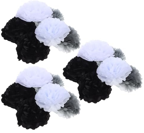 JOINPAYA 18 Pollici Pompon di Carta Decorativi per Matrimonio e Festa, Palla Floreale Versatile in Carta, Design Raffinato per Ambienti Interni ed Esterni, Atmosfera Romantica e Vivace