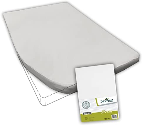 Dexitex - Sabana Bajera Caravana - Autocaravana - Ropa Cama Autocaravana - para Colchon Camper - Sasbana Ajustable - Accesorios Autocaravana -Oeko-Tex - 100% algodón, Esquina Izquierda - Blanco