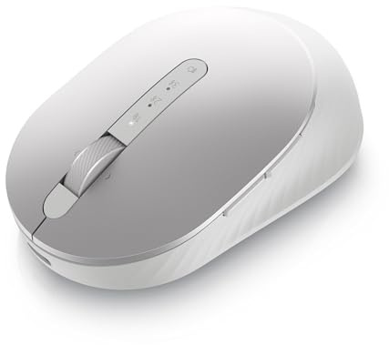 DELL Premier wiederaufladbare Wireless-Maus – MS7421W – Platinum Silver (Silber)