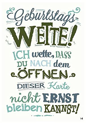 Depesche 0011673-014 - Glückwunsch-Karte zum Geburtstag (neutral), ausgefallene Geburtstagskarte mit Musik, Spruch und beweglichen Elementen, inkl. Umschlag, 14,8 x 21 cm Mehrfarbig 22