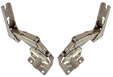 Place4parts Compatible Pair of Integrated Fridge Freezer Hinges for Bosch Neff Siemens 41.5 3306 5.0 & 3307 5.0