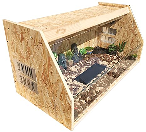 Aquarium Schildkröten Geneigte Schildkrötenkiste Kletterkasten Schildkrötenkasten Terrarium Aquarien (Size : 60CM)