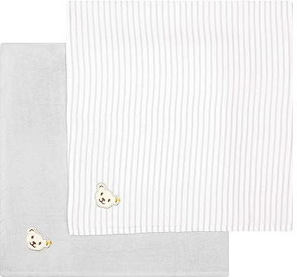 Steiff Unisex Baby Set Mullwindeln Baby Wellness, bunt