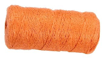 OSALADI Cuerda De Arpillera Soga Cordel De Algodón Naranja Cuerda Naranja Hilo De Yute De Arpillera Cuerda De Hilo De Algodón Cuerda De De Color Cuerda De Yute Enroscarse
