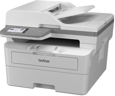 Brother MFCL2980DW Monochrom-Laser-Multifunktionsgerät mit 34 Seiten pro Minute, automatisches beidseitiges Drucken und Kopieren, kabelgebundenes Netzwerk, WLAN und NFC, 8,8 cm Touchscreen-Display,