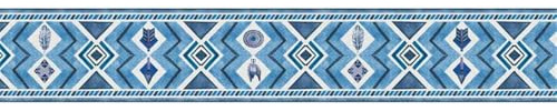 Tapetenbordüren für Küchen, selbstklebend, für Kinderzimmer, grau, abnehmbarer Wandaufkleber mit Taillenlinie, wasserdichte Fußleiste, dekorative Bordüre aus PVC, 15 cm x 500 cm – 15 cm x 500 cm, Bla