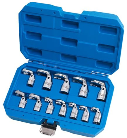Set di chiavi del dado per tubo freno professionale, adatto per tubi dei freni per migliorare la presa durante la manutenzione del veicolo
