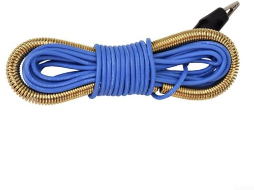 Antena de clip de cocodrilo, amplificador de señal de radio FM con núcleo de cobre, antena de comunicación flexible para señales FM y de onda corta para uso en exteriores (5 m)